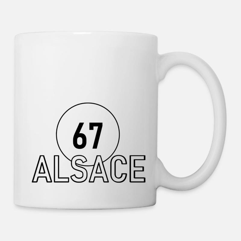Alsace N67 - Mug blanc - blanc