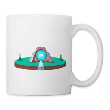 Vaisseau spatial - Mug blanc - blanc - Droite