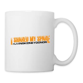 J’ai partagé mon #livingkidneydonor 11 - Mug blanc - blanc - Droite