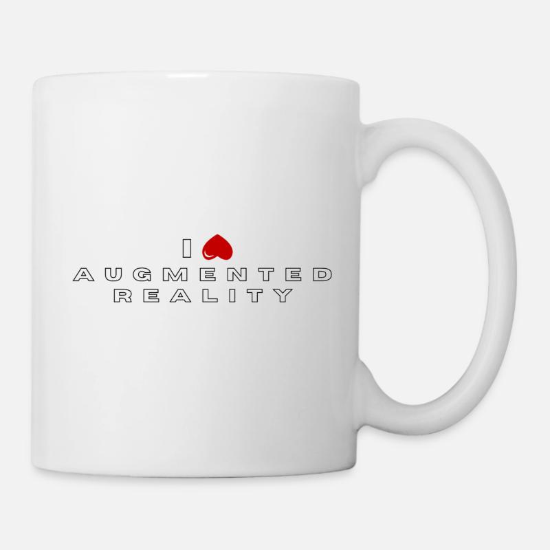 I hate Augmented Reality - Mug - white