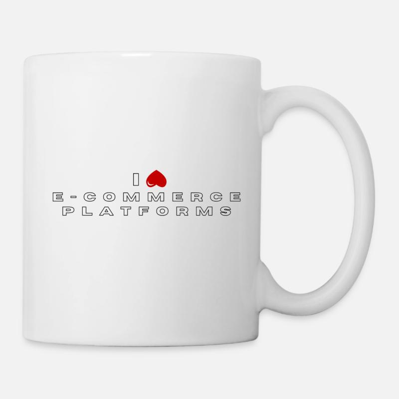 I hate E-commerce platforms - Mug - white