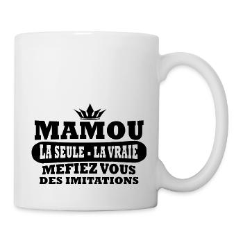 mamou / cadeau humour grand-mère - Mug blanc - blanc - Droite