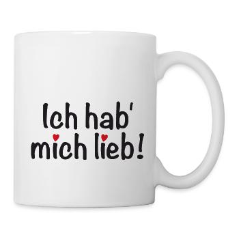 Ich hab mich lieb! - Tasse - Weiß - Rechts