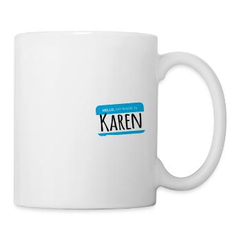 Karen Costume d’Halloween - Parlez au gérant - Mug blanc - blanc - Droite