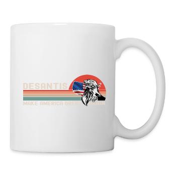 Ron DeSantis 2024 - Make America Florida, USA - Tasse - Weiß - Rechts