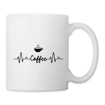 Coffee - Tasse - Weiß - Rechts