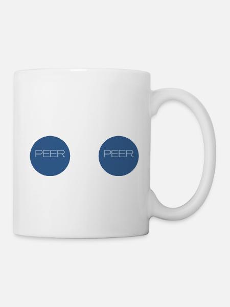 Peer to peer - Mug blanc - blanc
