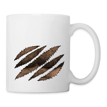 Bärentatze - Tasse - Weiß - Rechts