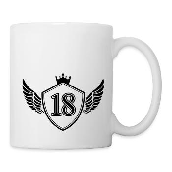 Armoiries 18 - Mug blanc - blanc - Droite