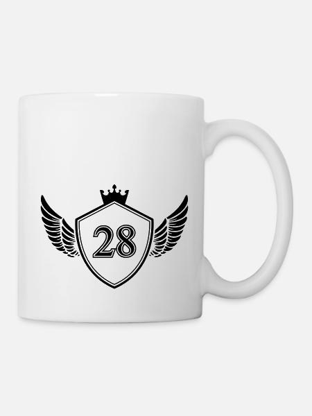 wappen 28 - Tasse - Weiß