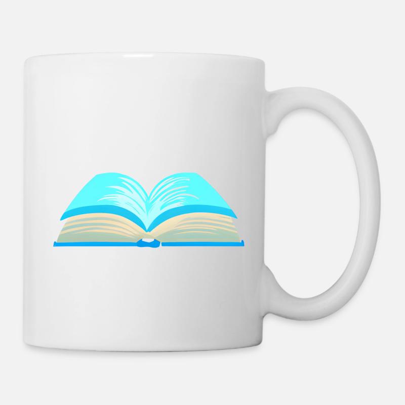 Buch Lesen Geschenk Leser Buchliebhaber Bücher - Tasse - Weiß