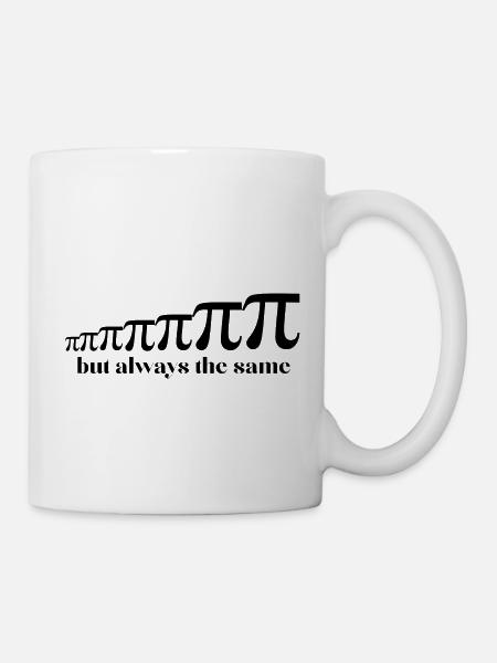 Entwicklung der PI-Zahl - Tasse - Weiß
