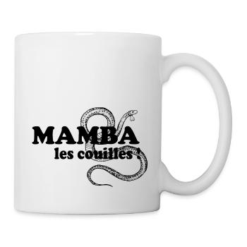 serpent mamba les couilles - Mug blanc - blanc - Droite