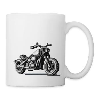 La saison moto a commencé pour tous les motards - Mug blanc - blanc - Droite
