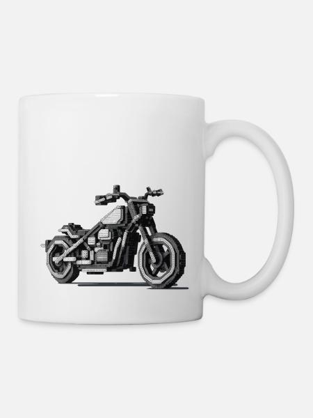La saison moto a commencé pour tous les motards - Mug blanc - blanc