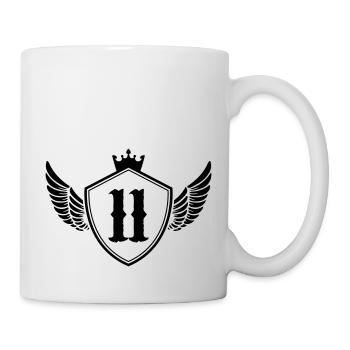 Armoiries 11 - Mug blanc - blanc - Droite