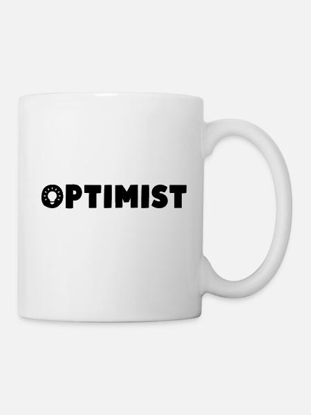Optimist - Tasse - Weiß