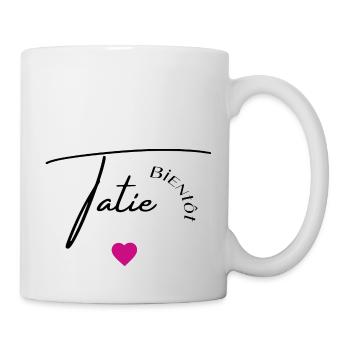 Bientôt tatie - Mug blanc - blanc - Droite