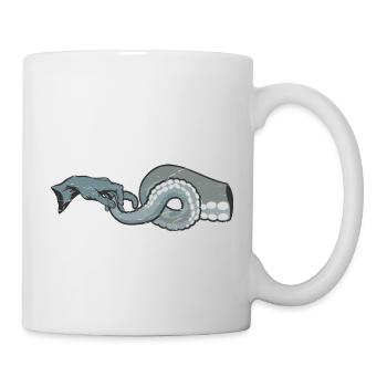 Michelangelo, Adam and the Octopus - Mug - white - Right