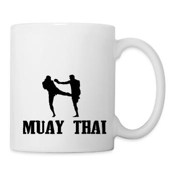 muay thai - Tasse - Weiß - Rechts