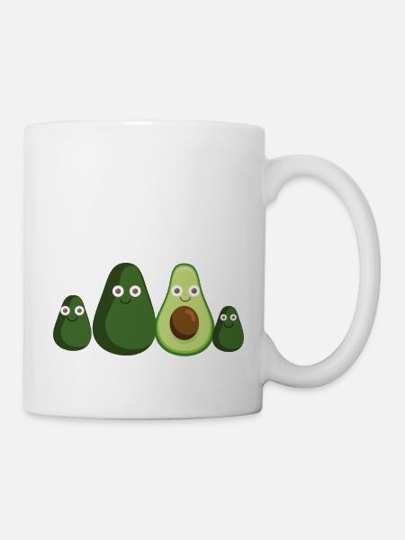 avocado,familie,avocados - Tasse - Weiß