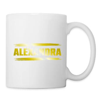Alexandra - Tasse - Weiß - Rechts