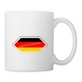 Deutschland, Germany - Tasse - Weiß - Rechts