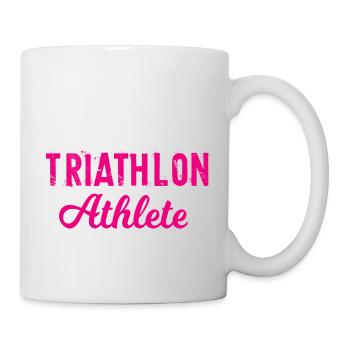 Triathlon Swim Bike Run Marathon - Tasse - Weiß - Rechts