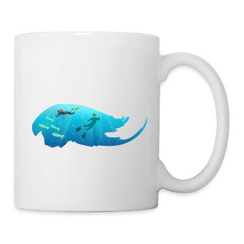 Scuba diving - Mug - white - Right