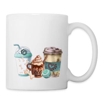 Hundemütter lieben Kaffee - Tasse - Weiß - Rechts