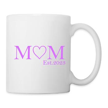 mom est 2023 - Tasse - Weiß - Rechts