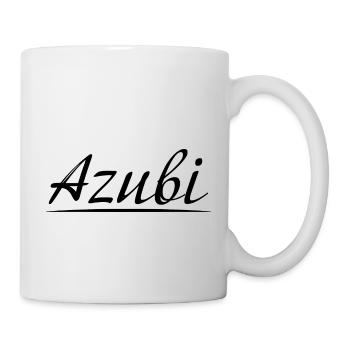 Azubi Tshirt 10 23 schwarz - Tasse - Weiß - Rechts