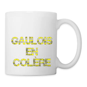 Gaulois en colère - Mug blanc - blanc - Droite