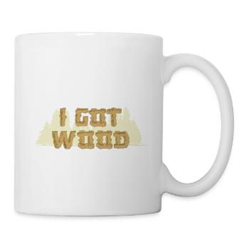 Shaun Of The Dead Movie Ed Ich habe Holz - Tasse - Weiß - Rechts