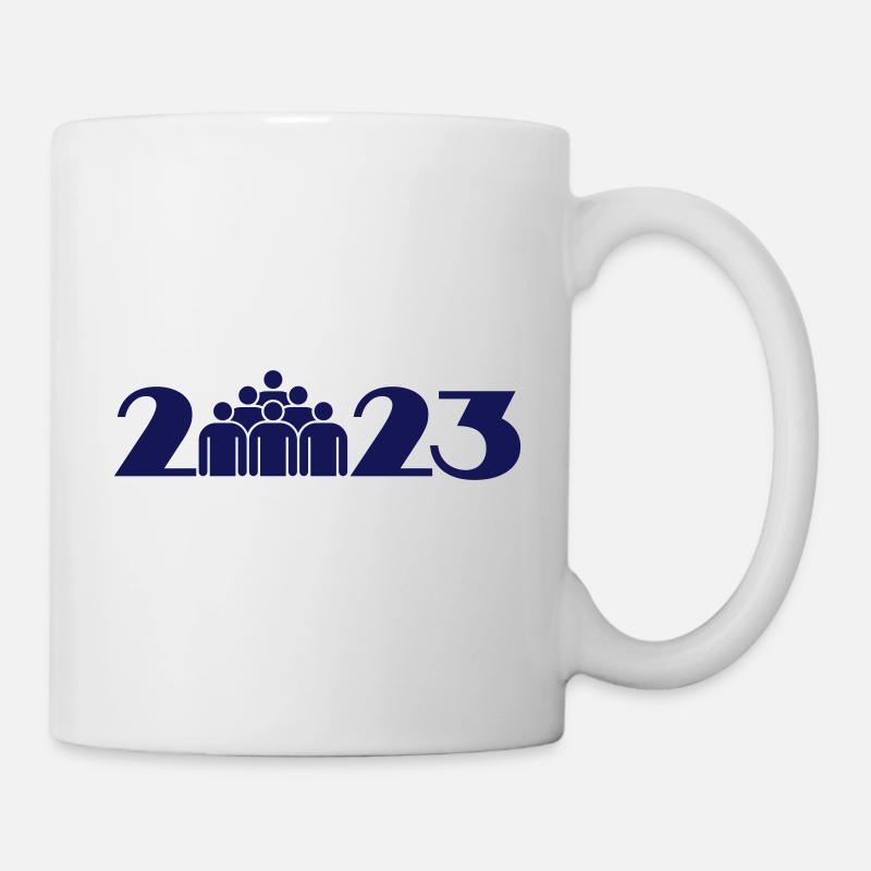 Travail d’équipe, Équipe, d’équipe 2023 - Mug blanc - blanc