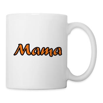 MAMMA. SCHÖNEN MUTTERTAG. MAMA. MUTTERTAG - Tasse - Weiß - Rechts