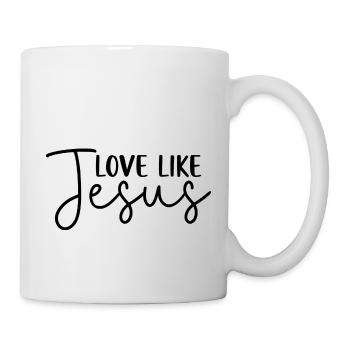 Aimer comme Jésus - Mug blanc - blanc - Droite