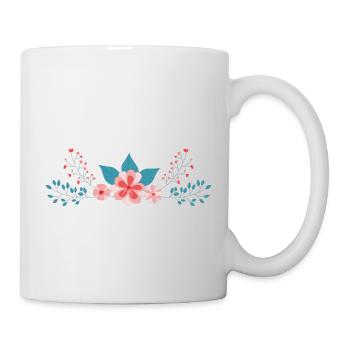 Flower Blume Pflanze - Tasse - Weiß - Rechts
