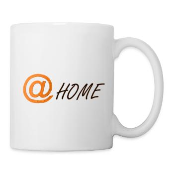 at symbol and word home - Mug - white - Right