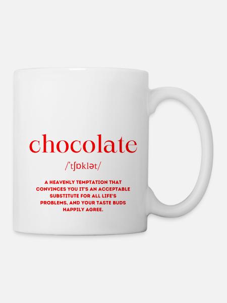 Chocolate Definition - Mug - white