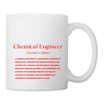 Chemical Engineer Definition - Mug - white - Right
