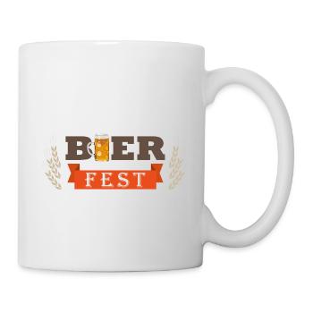 Bierfest Maßkrug - Tasse - Weiß - Rechts