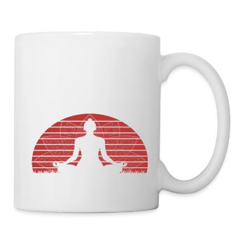 Je crée mon propre Calm - Mug blanc - blanc - Droite