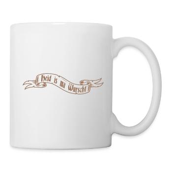 Heid is ma wurscht - Mug - white - Right