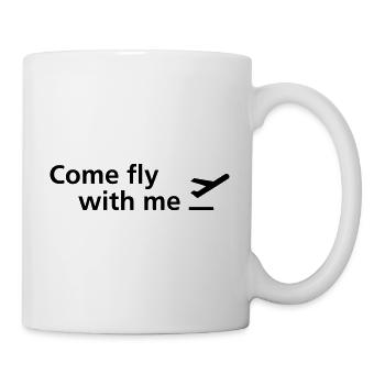 Come fly with me - Mug - white - Right