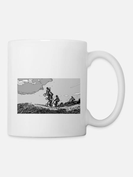 bmx - Mug blanc - blanc