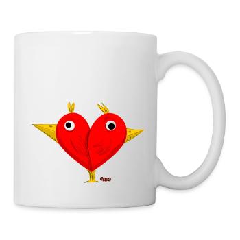 Betzi&Berti lets do the twin twist - Mug - white - Right