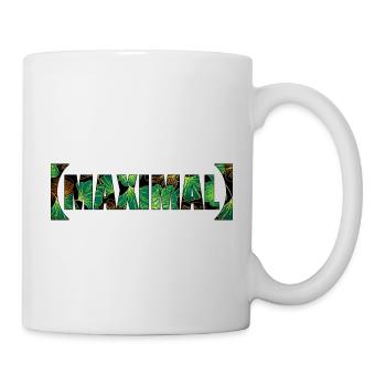 Fresh MAXIMAL lettering - Mug - white - Right