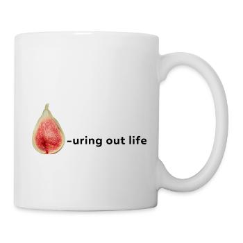 Fig-uring out life - Mug - white - Right