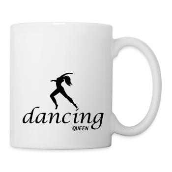 Danse Musique de danse - Mug blanc - blanc - Droite